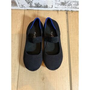 Rothy's Mary Jane Kids Size 12 Black Sustainable Knit Flats